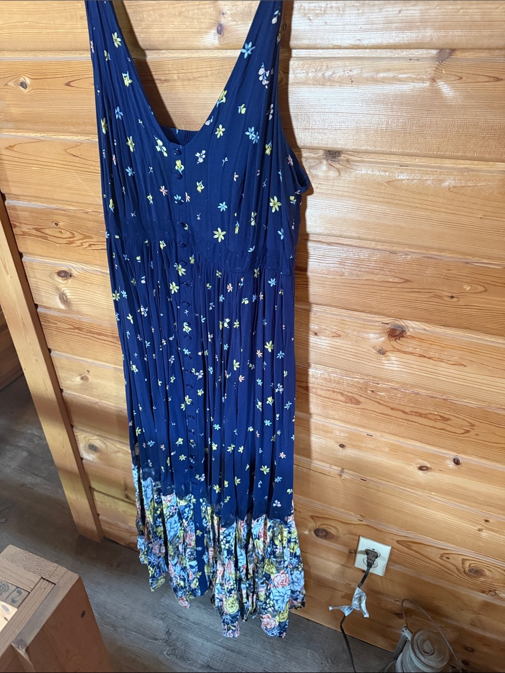 torrid Navy Blue Floral Maxi Dress